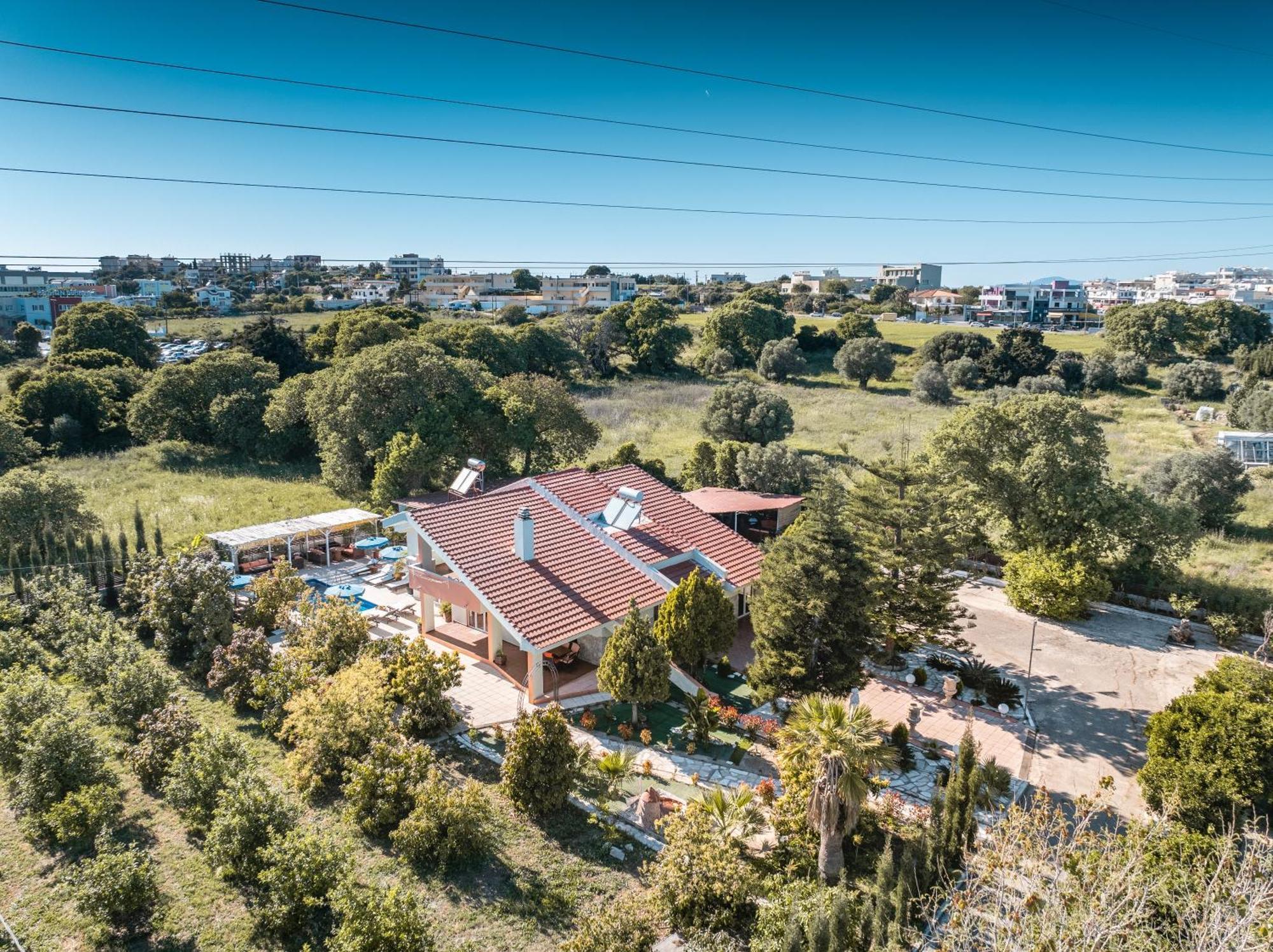 Artzy Villa Rhodes City Exterior photo